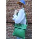Amelie Irish Green Leather Swing Bag | Leather Bag