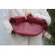 Giant Bum Bag Red Leather